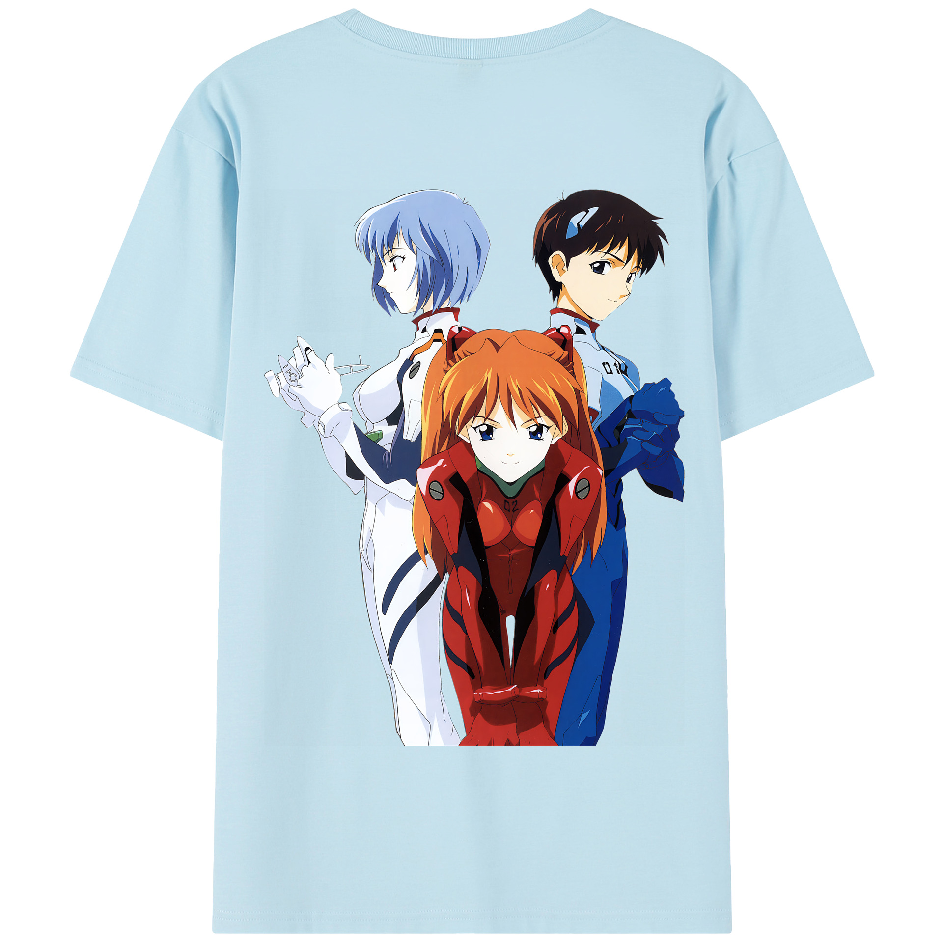 （画像用） EVA 新世紀エヴァンゲリオン 綿100％半袖Tシャツ（背面プリント）